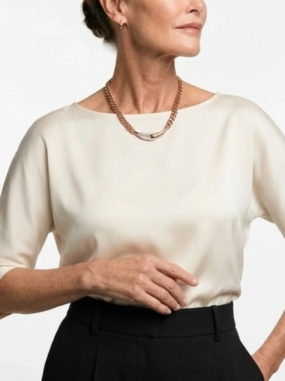Swarovski chain necklace with  crystal